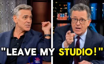 George Clooney Kicked Off Stephen Colbert's Show After Fiery Confrontation