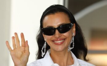 Irina Shayk Covers Up at Cannes