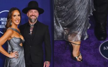 Kendra Scott & Zac Brown's 2025 AMAs Red Carpet Style