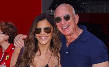 Lauren Sanchez Stuns in Sheer Black Dress at Monaco GP with Jeff Bezos