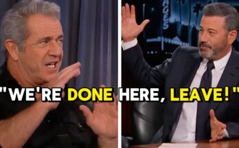 Mel Gibson Kicked Off Jimmy Kimmel’s Show After Fiery Confrontation