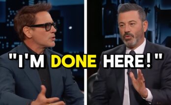 Robert Downey Jr. Storms Off Jimmy Kimmel’s Show After Fiery Confrontation