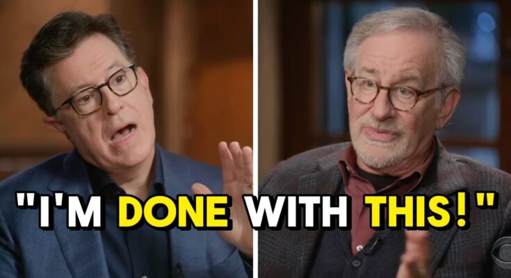 Steven Spielberg Storms Out of Stephen Colbert Interview After Heated Argument