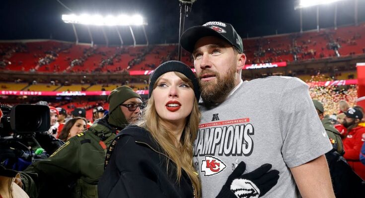 Travis Kelce Golfs with Justin Timberlake