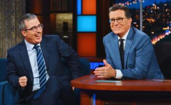 John Oliver Devastated by Colbert's Late Show Cancellation
