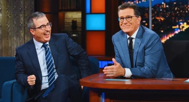 John Oliver Devastated by Colbert's Late Show Cancellation