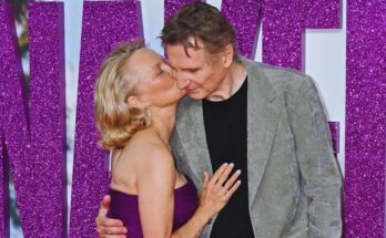 Pamela Anderson & Liam Neeson’s Kiss Stuns Naked Gun Premiere