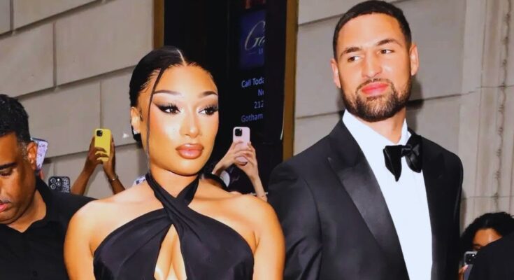 Klay Thompson & Megan Thee Stallion Red Carpet Debut at NYC Gala