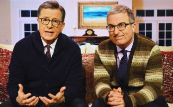 John Oliver Slams Colbert Show Cancellation as 'Terrible News'